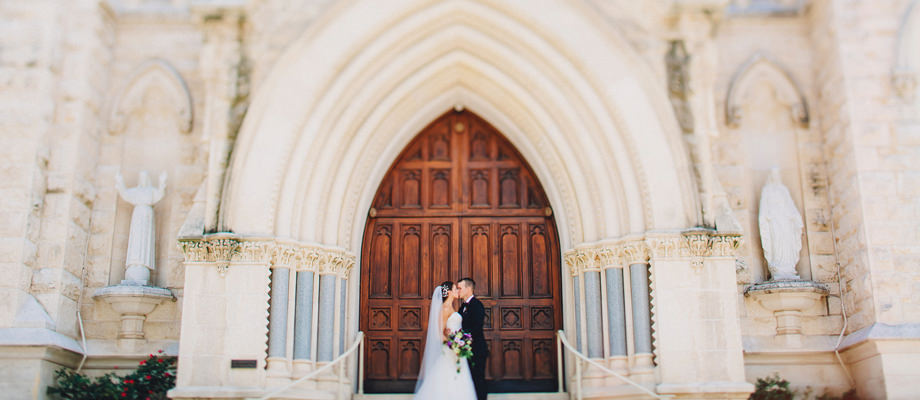 brazos hall wedding St. Mary Cathedral,
