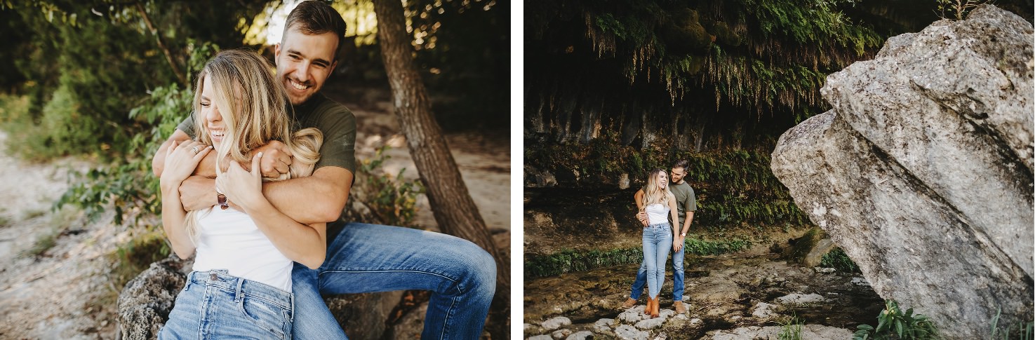 Colorful-engagement-session-in-Bull-Creek-Austin-Greenbelt wedding photographers