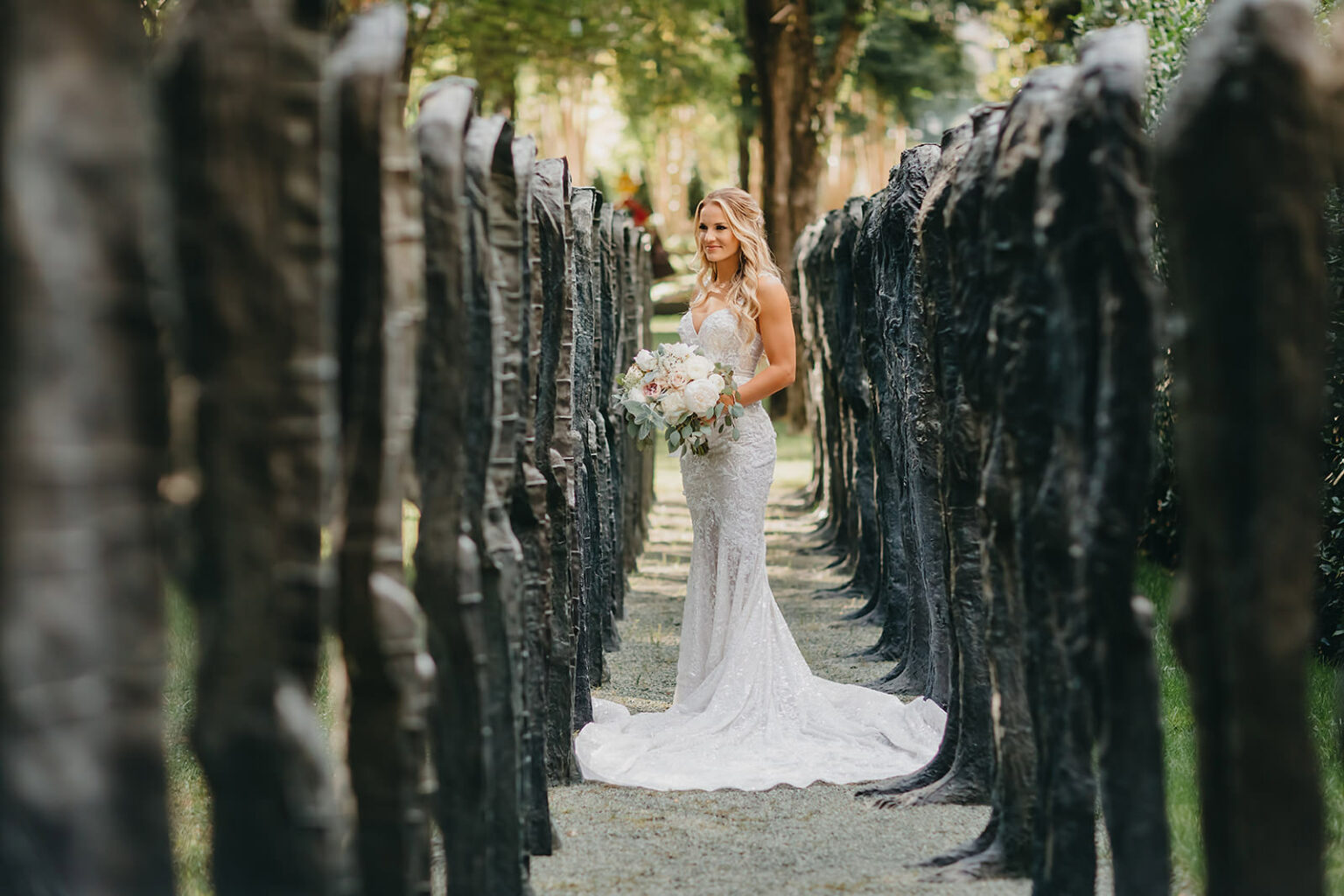 Nasher Sculpture Center Wedding Dallas Wedding Photographers outdoor fun colorful