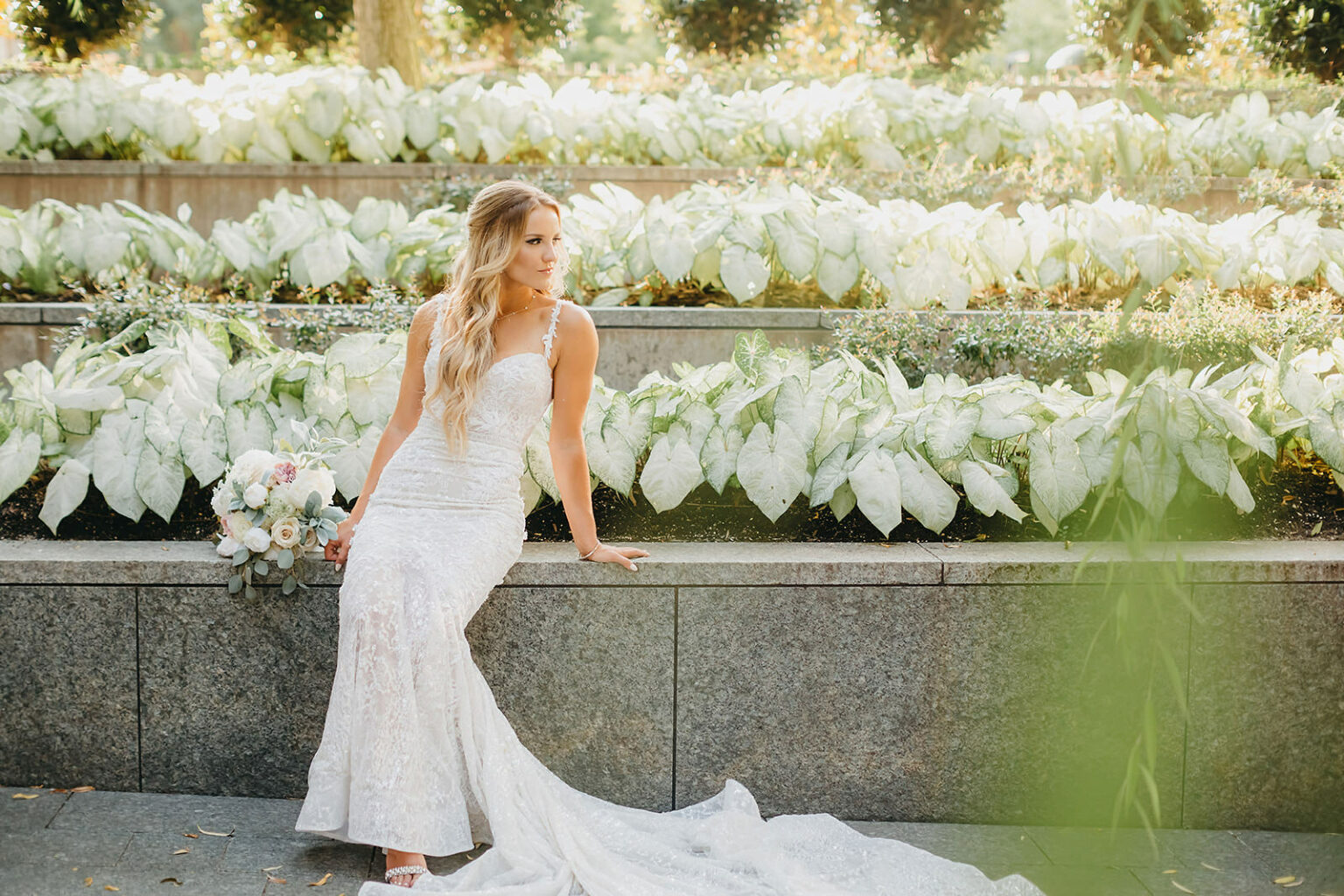 Nasher Sculpture Center Wedding Dallas Wedding Photographers outdoor fun colorful