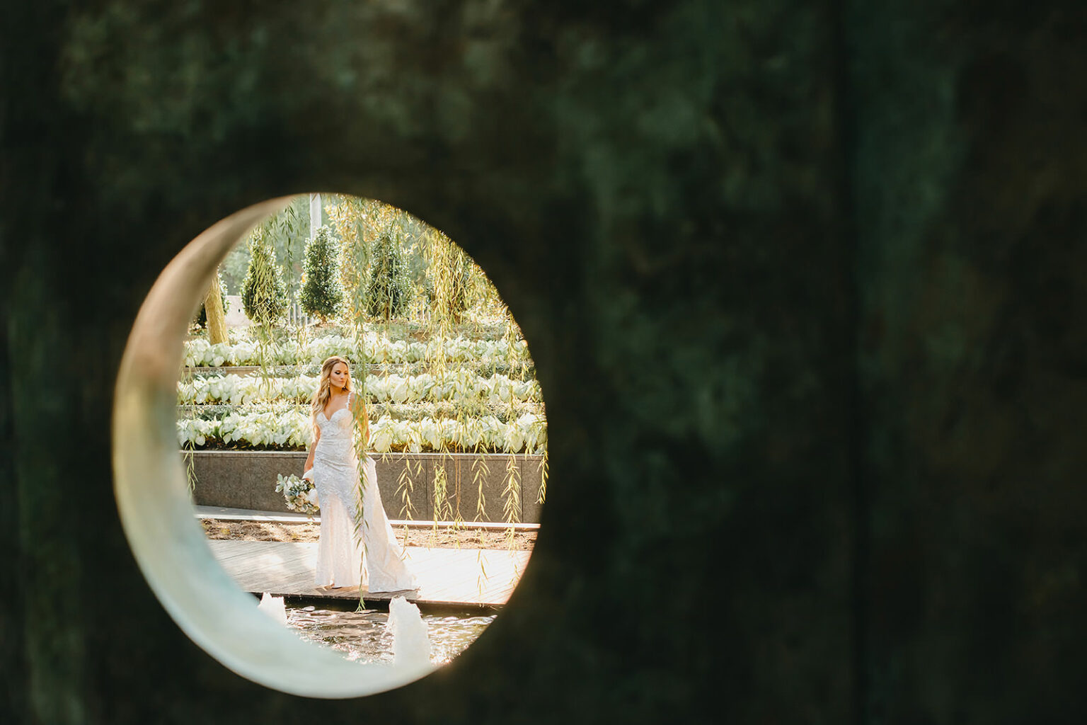 Nasher Sculpture Center Wedding Dallas Wedding Photographers outdoor fun colorful