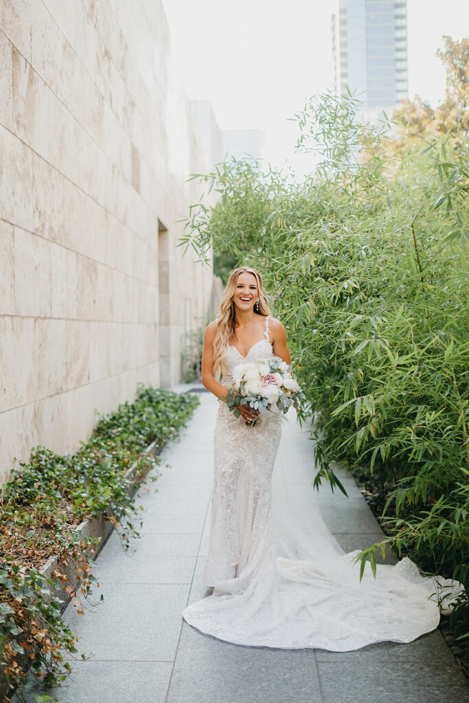 Nasher Sculpture Center Wedding Dallas Wedding Photographers outdoor fun colorful